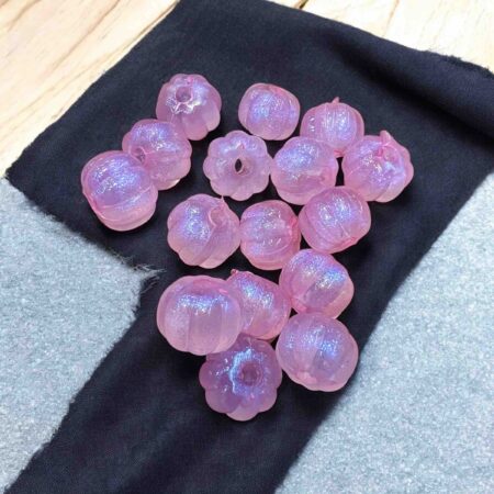 12mm pumpkin radium Beads