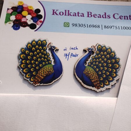 2" Peacock pair MDF0049