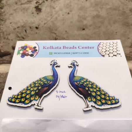 4" Peacock pair MDF0048