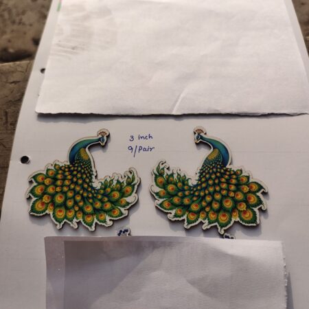 3"Peacock pair MDF0052