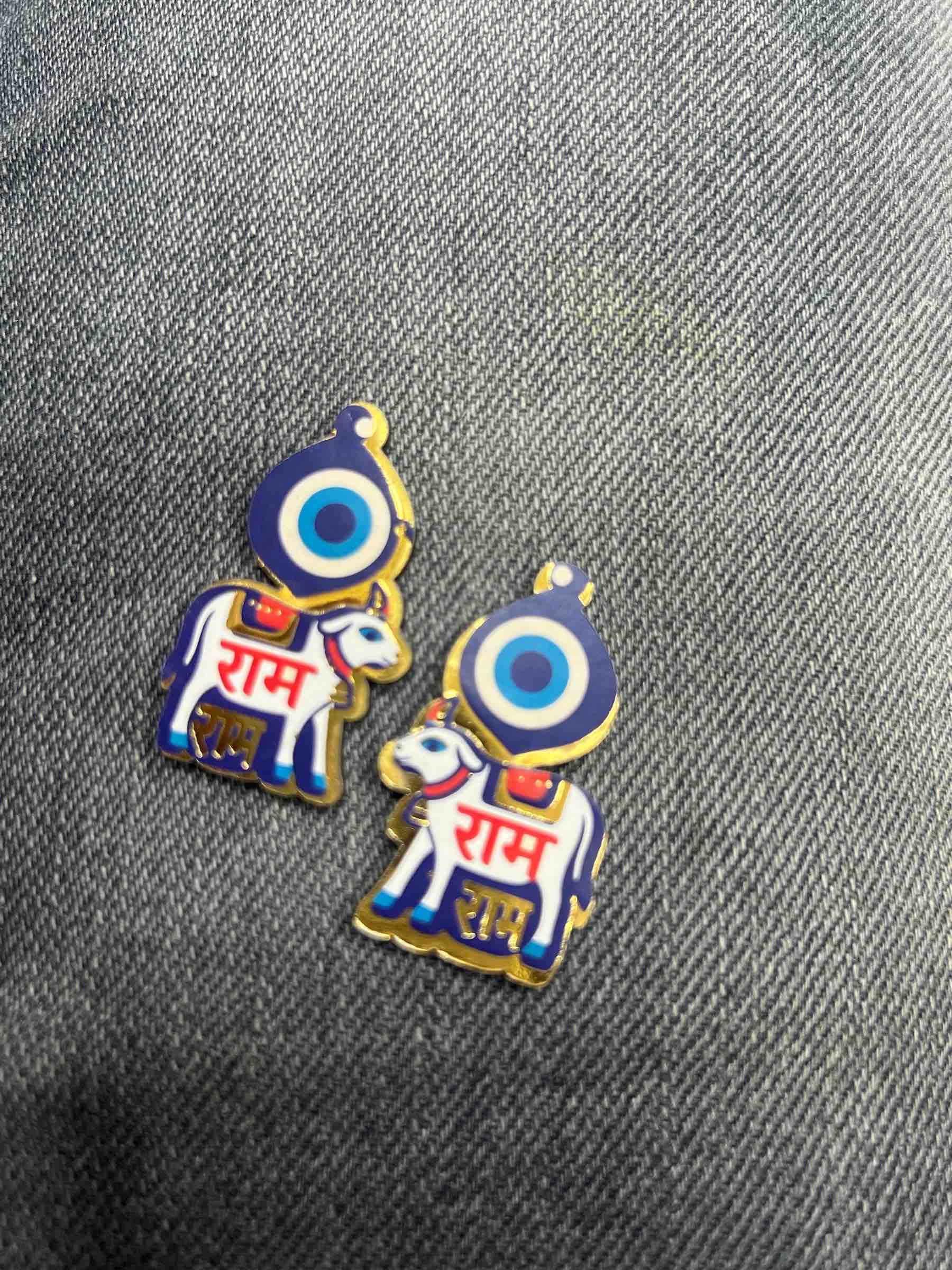 Foil Cow Evil Eye MDF0235