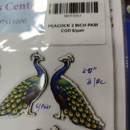 2"peacock pair MDF0051