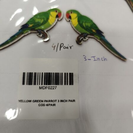 3" parrot pair MDF0227