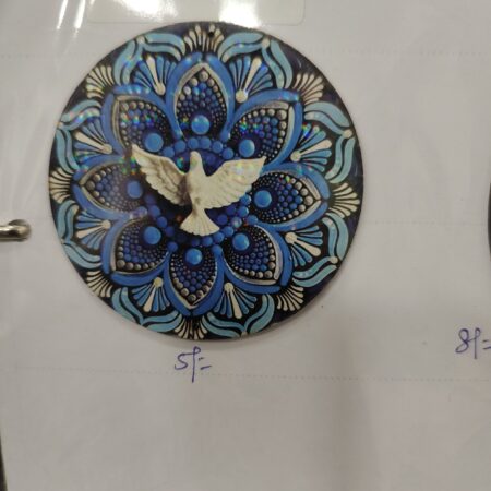 3" Dove Mandala MDF0222