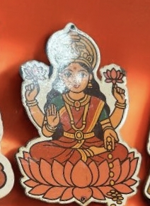 3" Laxmi with Lotus MDF0255