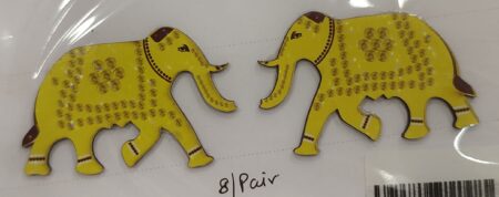2" Elephant Pair MDF0218