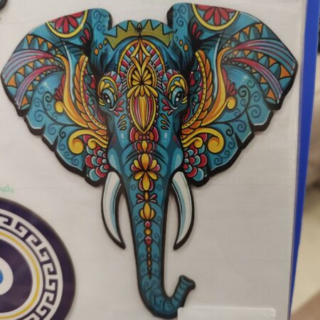 6" Elephant Face MDF0084