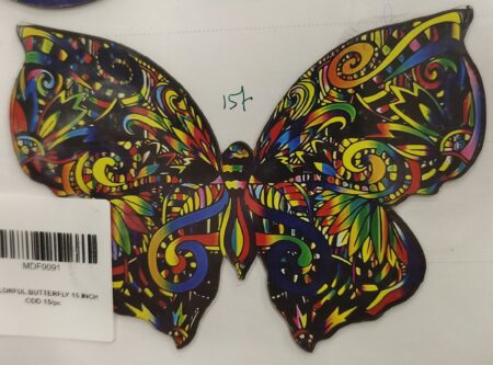 6" Colourful Butterfly MDF0091
